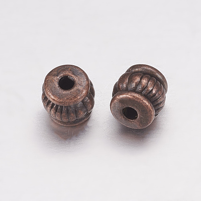 Tibetan Style Alloy Beads X-TIBEB-Q043-R-FF-1