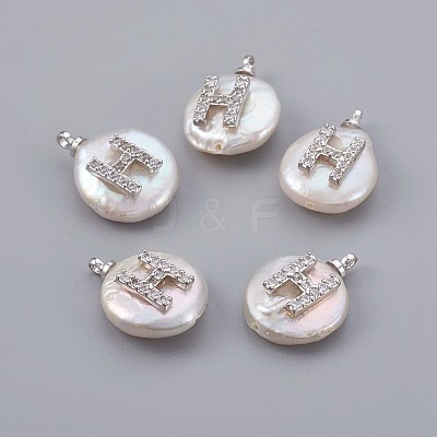 Natural Cultured Freshwater Pearl Pendants PEAR-F008-30P-H-1