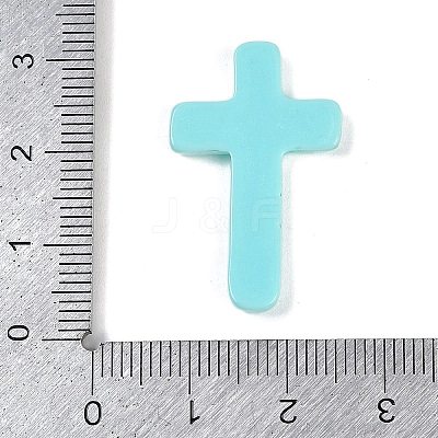 Cross Resin Cabochons RESI-Q014-04A-1