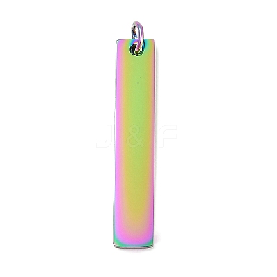 Ion Plating(IP) 304 Stainless Steel Pendants STAS-I311-14A-RC-1