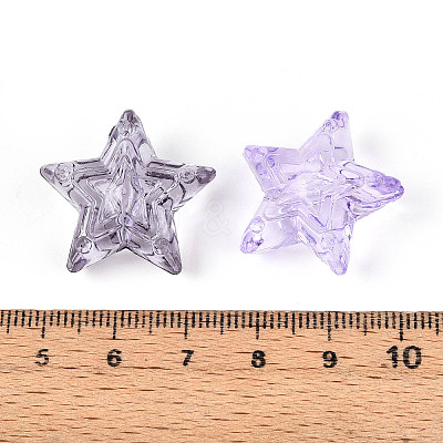Transparent Acrylic Beads OACR-N143-04-1