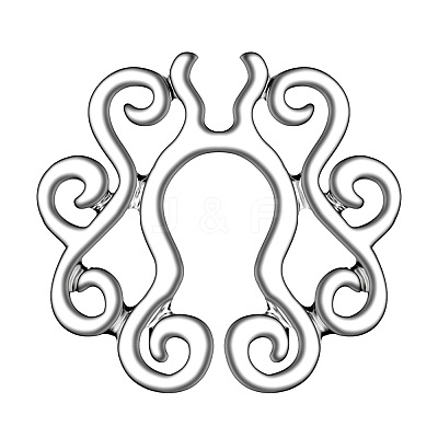 Stainless Steel Flower Clip On Nipple Rings WG76523-05-1