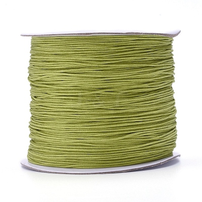 Nylon Braided Cord for Woven Jewelry Making Macrame Craft NWIR-D055-0.6mm-17-1