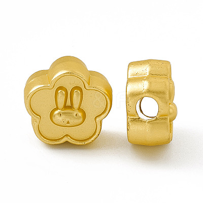Rack Plating Alloy Beads PALLOY-M202-18MG-1