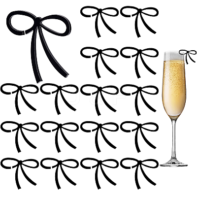 30Pcs Opaque Acrylic Wine Glass Cabochon OACR-GA0001-27B-1