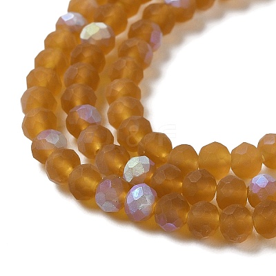 Transparent Glass Beads Strands EGLA-A034-T4mm-MB02-1