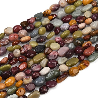 Natural Alashan Agate Beads Strands G-P568-C07-01-1