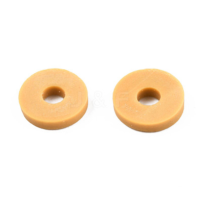 Handmade Polymer Clay Beads Strands CLAY-R089-6mm-118-1