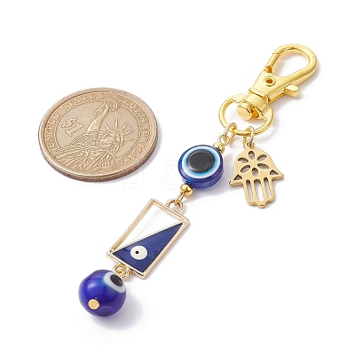 Alloy Enamel Pendant Decorations HJEW-JM01677-01-1