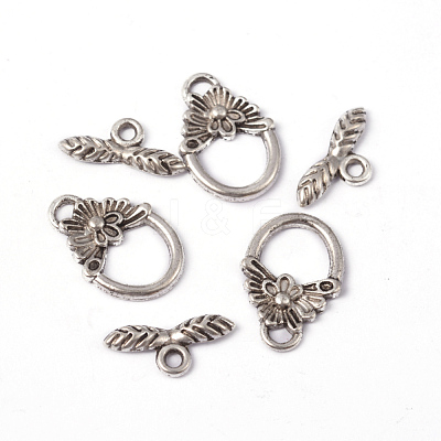 Tibetan Style Toggle Clasps X-A0122Y-1