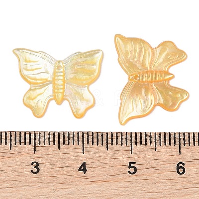 Natural Yellow Shell Carved Pendants SSHEL-C012-21-1