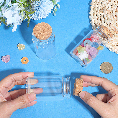 Glass Jar Glass Bottles Bead Containers AJEW-SP0003-91C-1