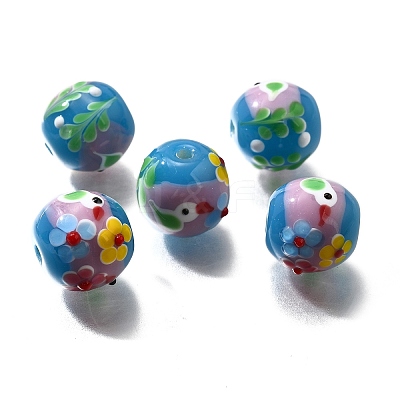 Handmade Lampwork Beads LAMP-K042-06A-1