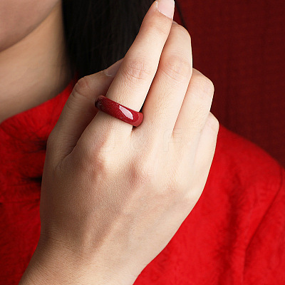 Cinnabar Finger Rings FS-WGB4F46-02-1