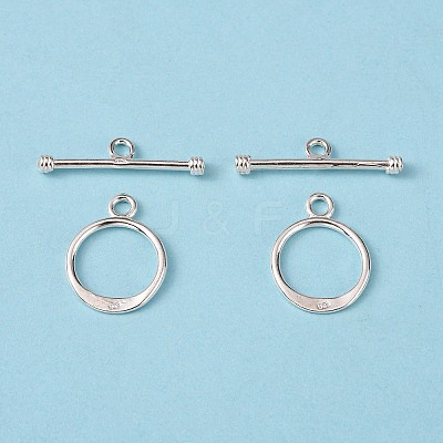 925 Sterling Silver Toggle Clasps STER-A008-37-1