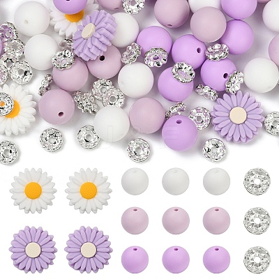 DIY Silicone Bracelet & Necklaces Making Kits DIY-YW0012-73A-1