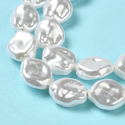 ABS Plastic Imitation Pearl Beads Strands KY-F021-02-1-1