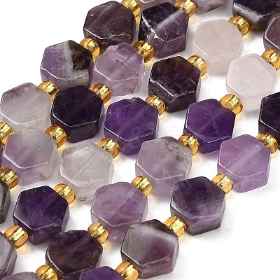 Natural Amethyst Beads Strands G-F833-B08-01-1