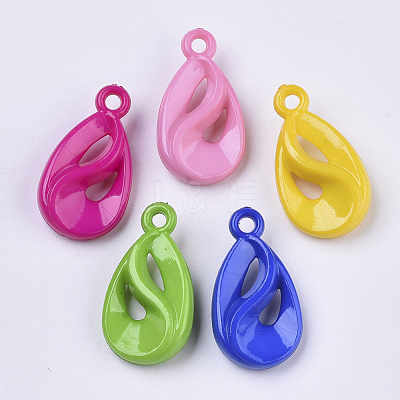 Opaque Acrylic Pendants SACR-N008-022-1