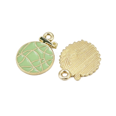 Alloy Enamel Pendants FIND-G100-03G-1