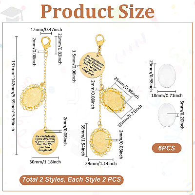 DIY Alloy Graduation Cap Pendant Decoration Making Kits HJEW-UN00050-1