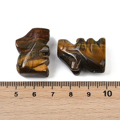 Natural Tiger Eye Rabbit Display Decorations G-R007-02L-1