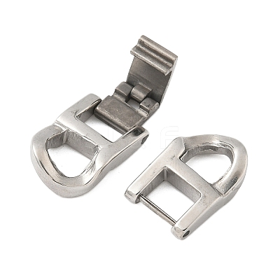 304 Stainless Steel Fold Over Clasps STAS-S185-14P-A-1