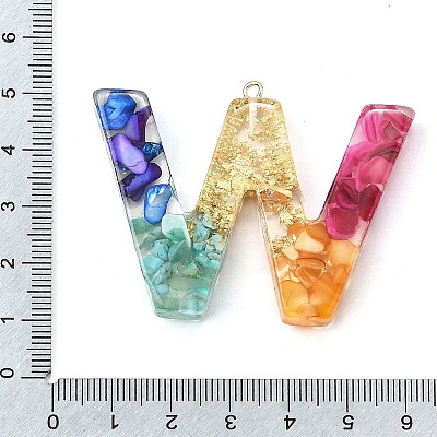 Transparent Resin Pendants RESI-XCP0002-29-1