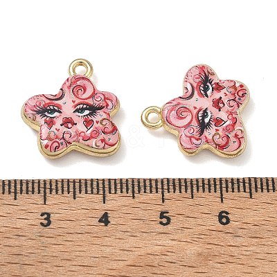 Printed Alloy Pendants AL-CBA4262-10B-01-1