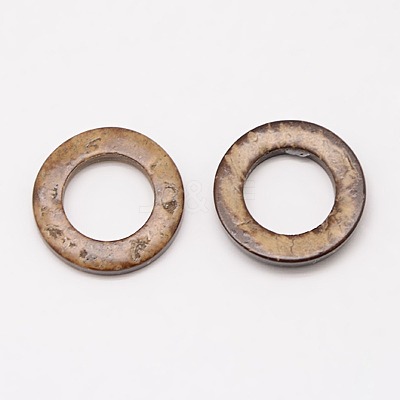 Wood Jewelry Findings Coconut Linking Rings COCO-O006C-12-1