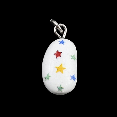 Brass Enamel Pendants KK-CBA10BC-03D-1