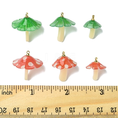 10Pcs 2 Colors Plastic Pendants KY-FS0001-34A-1