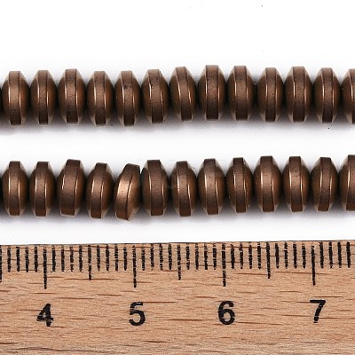 Electroplated Synthetic Non-magnetic Hematite Beads Strands G-E618-08D-1