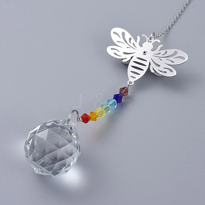 Chandelier Suncatchers Prisms AJEW-G025-F03-1