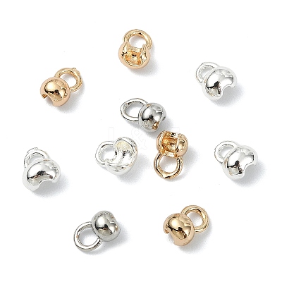 30Pcs 3 Styles Brass Cord End KK-CJ0004-40-1