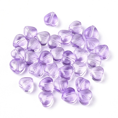 Electroplate Glass Beads EGLA-E059-F04-1