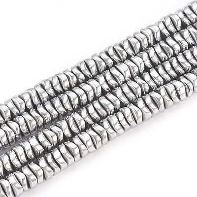 Electroplate Non-magnetic Synthetic Hematite Beads Strands X-G-T061-179K-1