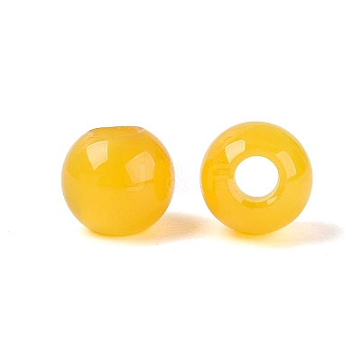 Natural Yellow Agate Beads G-Q602-08A-02-1
