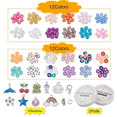 DIY Seed & Heishi Beads Jewelry Set Making Kit DIY-YW0005-20-1