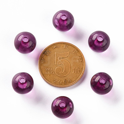 Transparent Acrylic Beads MACR-S370-A10mm-743-1