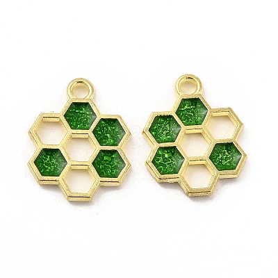Alloy Enamel Pendants ENAM-J650-06G-01-1