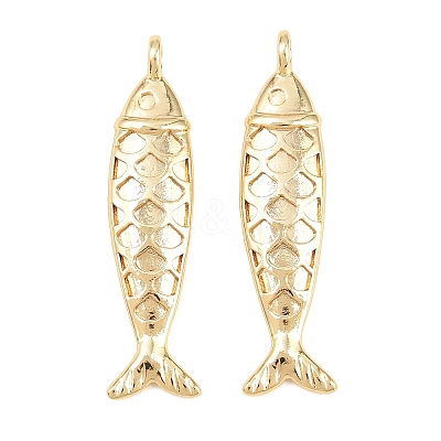 Brass Pendants KK-P353-11G-04-1