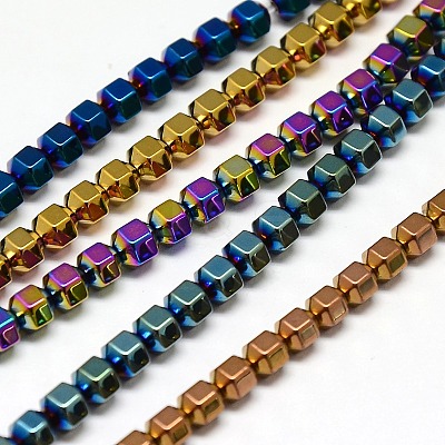 Electroplate Non-magnetic Synthetic Hematite Beads Strands G-I095-M-1