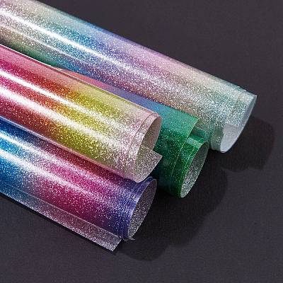 4Pcs Colorful Glitter Heat Transfer DIY-SZ0003-60-1