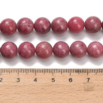 Natural Rhodonite Beads Strands G-F820-K06-10mm-1