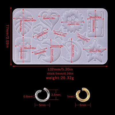 DIY Pendant Resin Craft Making Kits DIY-CJ0002-16-1