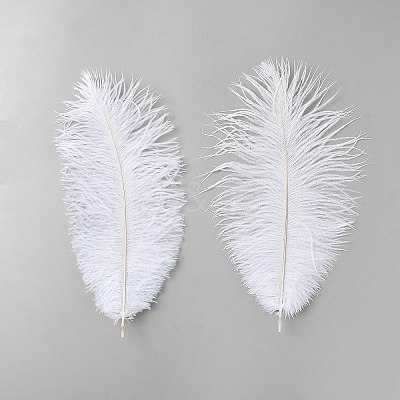 Ostrich Feather Craft for Wedding Party Centerpieces Home Decoration DIY-WH0899-791C-1