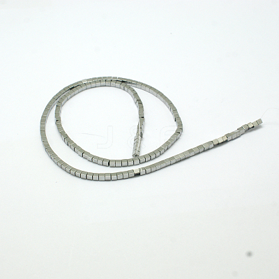 Non-magnetic Synthetic Hematite Beads Strands X-G-E098-2mm-5-1