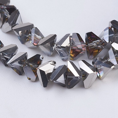 Electroplate Glass Beads Strands EGLA-J145-6mm-HP01-1