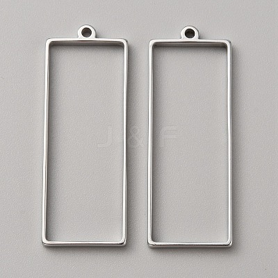 304 Stainless Steel Open Back Bezel Pendants LS-FIND-WH0152-123E-1